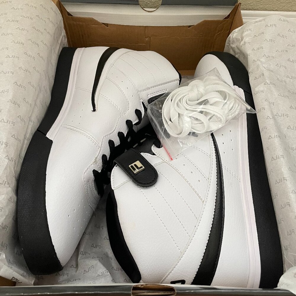 FILA™ Vulc 13 Mid Plus Men's Sneakers, Color: White